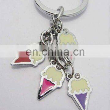 promotion metal ice cream keychain