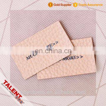 Custom High Cost Performance Synthetic Leather Patch Label For Product Decoration photo-4