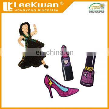 Emoji Shining Cheap Various Cartoon Sequin Embroidery Design photo-4