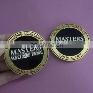 Masters Hall Of Fame Awarded Antique Gold Two Sided Souvenir Coin