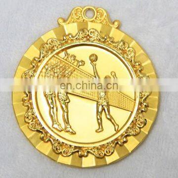 challenge sports running metal gold-plated miraculous medals