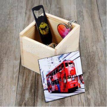 Sublimation Hardboard Wood Storage Box photo-2