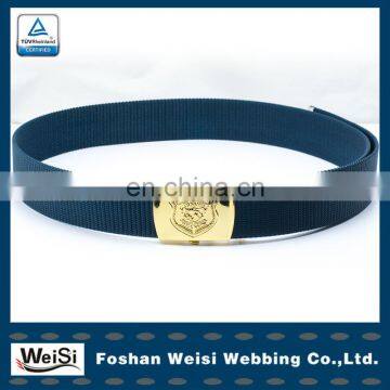 33mm width customized logo metal buckle army belts