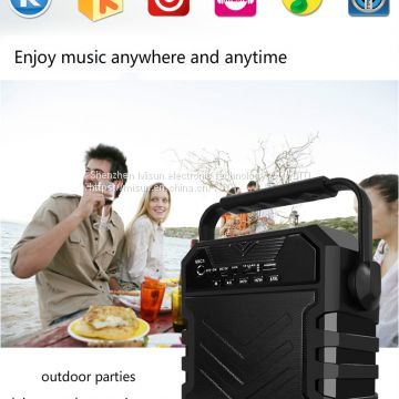 Portable Active, Bluetooth Multimedia Speaker Box, Portable Speaker, Microphone, Sing Karaoke