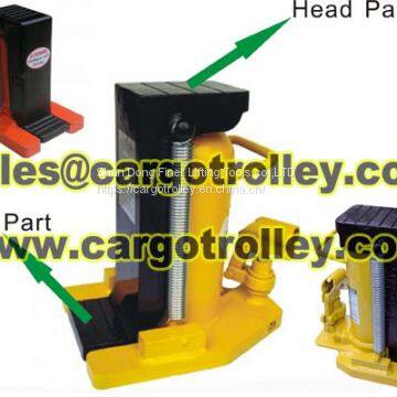 Hydraulic Toe Jack Operating Functions