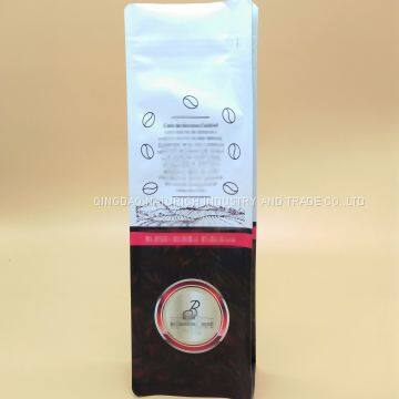 Stock Coffee Bag Stock Quad Seal Food Bag Plastic Food Bag 454G 400g 500g Coffee Bag photo-5