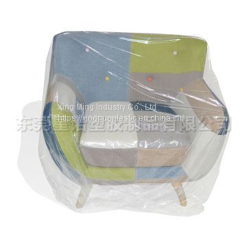 Clear PE Plastic Vacuum Sofa Or Furniture Cover