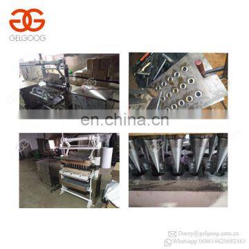 New Condition Wafer Snow Cone Cup Bowl Baking Making Moulding Ice Cream Pizza Cone Forming Machine Price photo-5