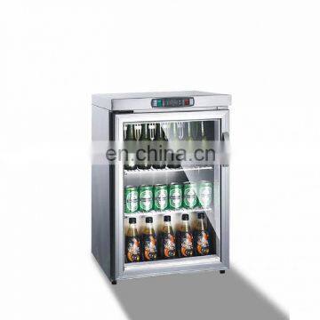 Two Door Hinged Under Bench Cooler 900Mm Back Bar Cooler Beer Display Fridge