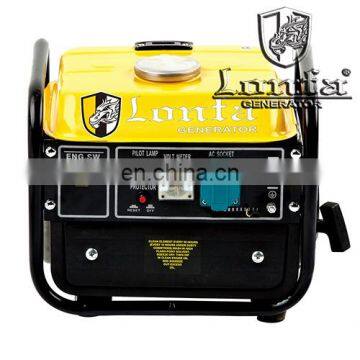 China Taizhou Mini Size 750w Portable Gasoline Generator 950 DC Manual Petrol Generator Price