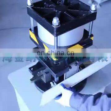 Pneumatic hole punching machine for aluminum window and door hardware