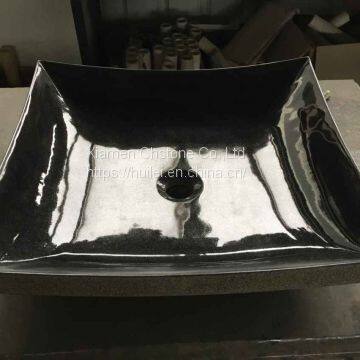 China Black Granite Sinks,Black Granite Sinks, Nature Stone Wash Basin