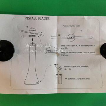 Fly Repellent Fan - Black photo-3