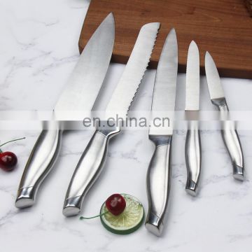 Hollow handle stainless steel kitchen knife set