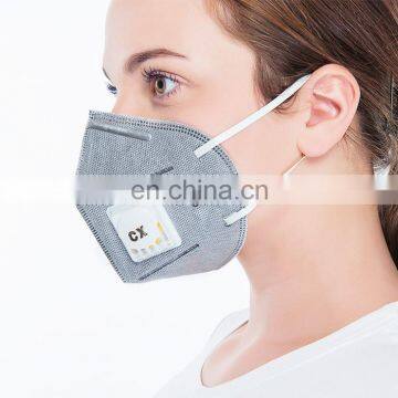 95% Filtration Efficiency Disposable Nonwoven Valved Folding Dust Mask FFP2 With Activated Carbon photo-4