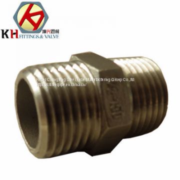 Adapters/Couplings/Hex Nipples stainless 304/316 casting fittings