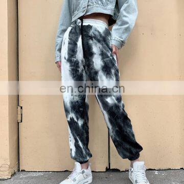 LAITE TR2005 Amazon Best Sellers Women Fashion Tie Dye Harem Pants Ladies Casual Trousers Female Tie Dye Joggers photo-4