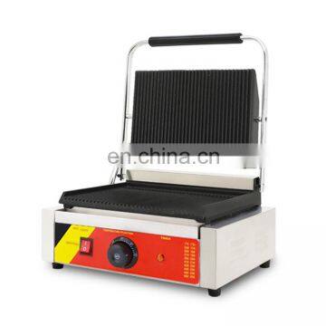 Single Plate Non-stick Cast Iron Electric Panini Grills Sandwich Grills Panini Press