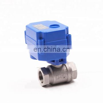 2 Way 12V Ball Valve On Off Electric Motorized Water Flow Control Ball Valve