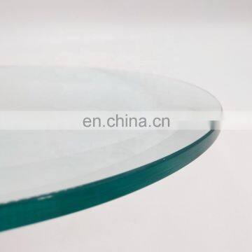 China Wholesale Safe Tempered Glass For Dining Table Round Clear Glass Table Top