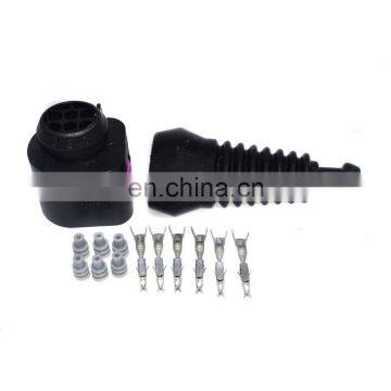 1J0973713 6 Pin Sealed Female JPT Connector Kit For VW PASSAT JETTA GTI AUDI