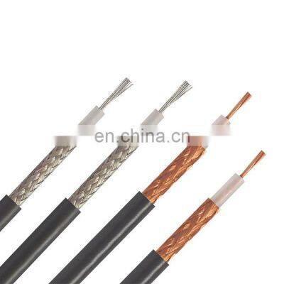 China PVC Jacket Flexible Wire RG59 RG6  Coaxial Cable