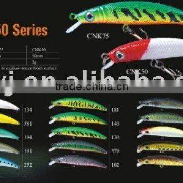 Plastic hard fishing lure