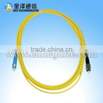 simplex single mode fc sc fiber optic patch cord