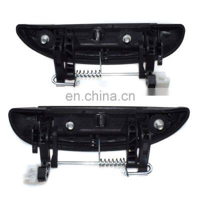 New 2Pcs Outside Door Handle Left & Right Side Black For 02-10 Nissan Platina photo-3