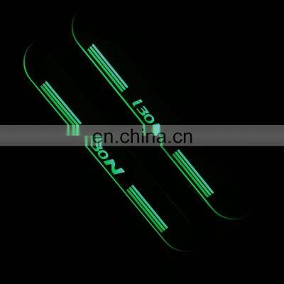 Led Door Sill Plate Strip Welcome Light Pathway Accessories for Hyundai I30 N Dynamic Sequential Style