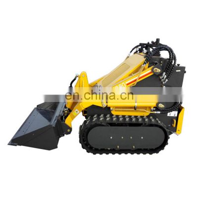 Good price track micro skid steer loader attachments sweeper