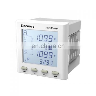 96*96 panel mounted 3 phase energy management WiFi power consumption meter