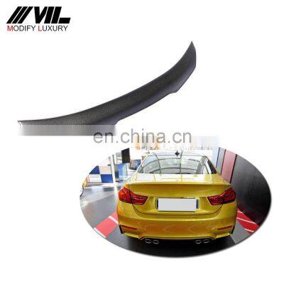 Carbon Fiber M4 Car Rear Wring Spoiler for BMW F82 M4 Coupe 2014-2019