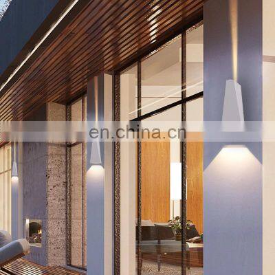 Modern and Simple Outdoor Rainproof Aluminum Led Wall Lamps for Decoration