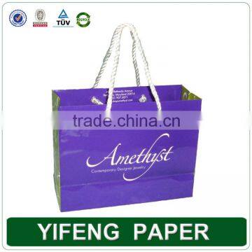 Custom Printed Fancy Promotional Laminated Paper Bag With Logo Printing photo-4
