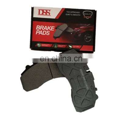 WVA29087 Wholesale truck semi metallic ceramic auto spare parts brake pads for DAF iveco Mercedes man scania