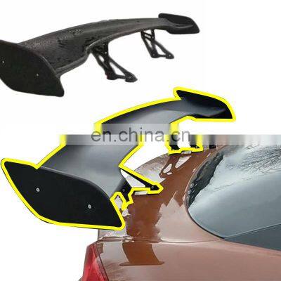 Factory Price Wholesale ABS Material Carbon Fiber Universal Rear Wing Spoiler Type F For Golf 7 honda accord Toyota Camry