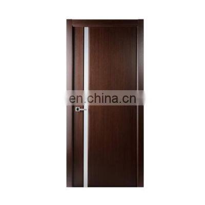 Bedroom house modern prehung walnut luxury apartment bathroom bedroom solid core interior flush hotel wooden cheaper wood door