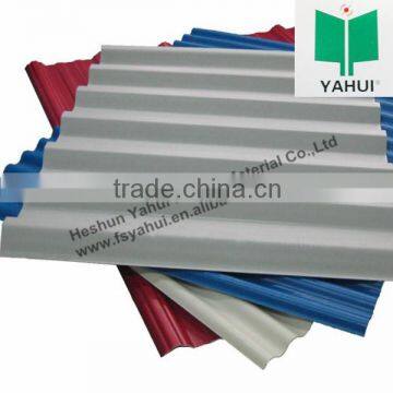 building material corrugated PVC roofing tiles