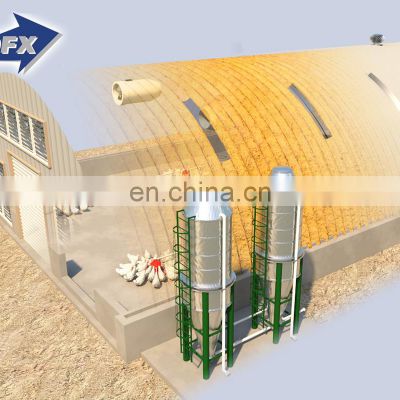 New Design Steel Buildings Prefab Chicken Farm Shed Turnkey Poultry Projects