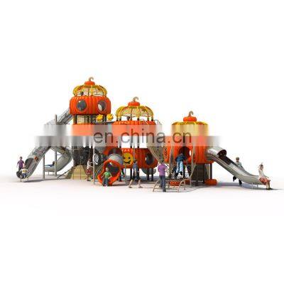 Professional Production Kids Outdoor Playground Equipment Set Children Amusement Park Plastic Slide Playground for Wholesale photo-3