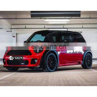 Body Kit Include Front and Rear Bumper Assembly Side Skirt for MINI Cooper R56 Upgrade to JCW Model