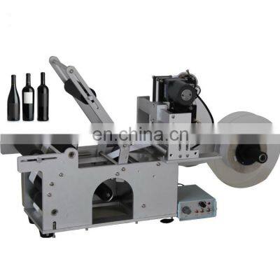 semi-automatic electric flat square bottle small box case labeling machine