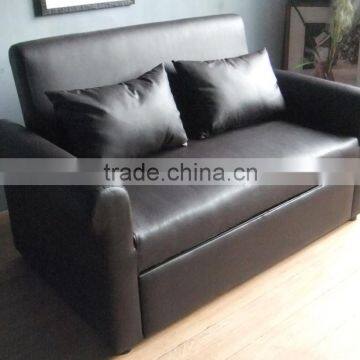 Living Room 2 Seat Leather Sofa Bed Furniture