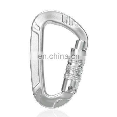 JRSGS Locking Carabiner for Hammock Locking Carabiner Climbing Clips 12kN Aluminium Snap Hook