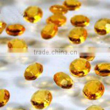 4.5mm yellow acrylic diamond confetti bulk confetti diamond wedding confetti