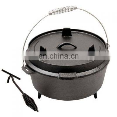 Hot Selling Cast Iron Cookware Sets Camping Cooking Pot photo-5