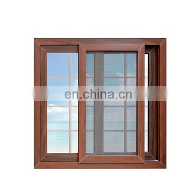 Cheap price latest aluminium profile sliding window designs modern double glazing glass black aluminum frame windows doors