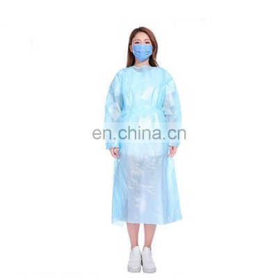 disposable sterile protection waterproof isolation gown with high quality