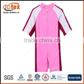 2016 SGS testing guarantee Custom UPF 50+ kids sunsuit